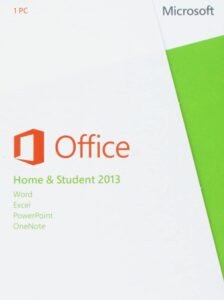 Microsoft Office Home and Student 2013 license